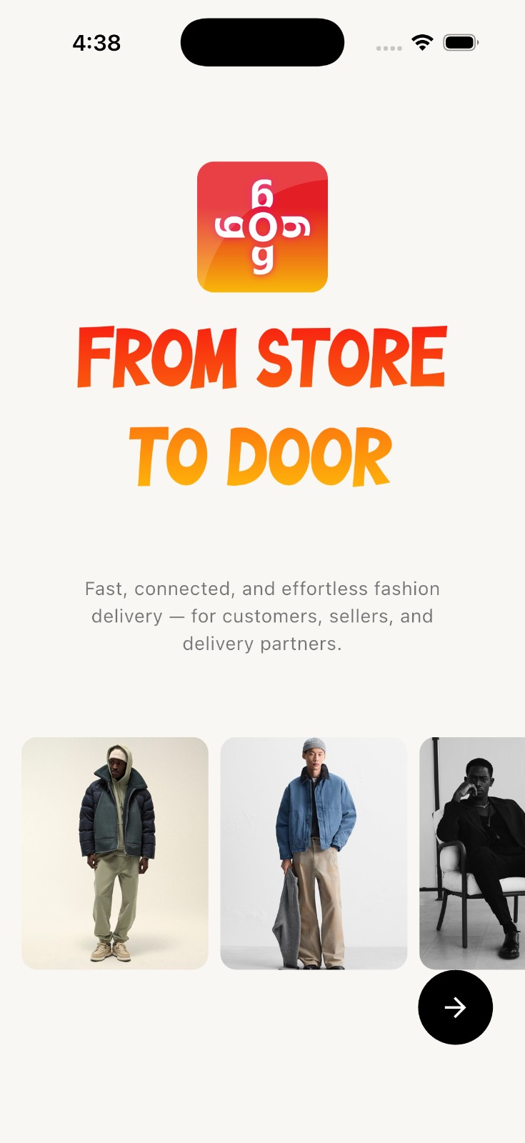 OggyKart onboarding — from store to door